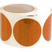 Buyers 5623001, 3" Amber Round DOT Stick-On Reflectors, 100 Per Roll