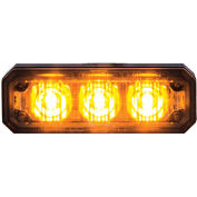 Buyers 8891403, 2.5" LED Amber Multi Mount Mini Strobe Light With 3 LED