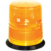 Buyers SL665A, Amber 6 LED Beacon Light With Tall Lens 6.75" Diameter x 6.75" Tall