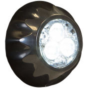 Buyers 8892401, 1" Clear Round Surface/Recess Mount Strobe Lights With 3 LED