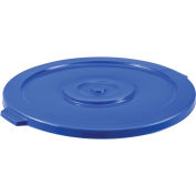 32 Gallon Garbage Can Lid, Blue