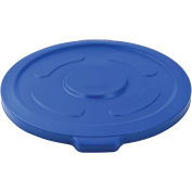 55 Gallon Garbage Can Lid, Blue