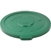 Global Industrial 55 Gallon Garbage Can Lid, Green