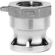 USA Sealing BULK-CGF-2, 3/4" 316 Stainless Steel Type A Adapter with Threaded NPT Female End
