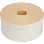Reinforced Water Activated Kraft Tape, Light Duty, 3" x 375', White - Pkg Qty 8