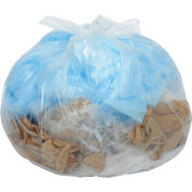 55-60 Gallon Super Duty Clear Trash Bags, 2.5 Mil, 75 Bags/Case