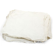 New 100% Cotton Pre-Washed Shop Towels, Natural, 25 Lbs.
