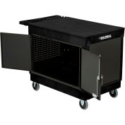 Global Industria Flat-Top Utility Cart, 500 lb. Capacity, 44"L x 25-1/2"W x 32-1/2"H