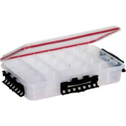 Plano Waterproof StowAway Utility Box, 4-15 Adj Compartments, 14"L x 8-7/8"W x 3"H, Clear - Pkg Qty 3