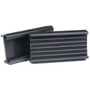 Global Industrial 3" Black Label Holder, 25 Piece