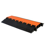 Elasco MG2300 MightyGuard 2 Channel Heavy Duty Cable Protector, 3" Channel, Orange/Black