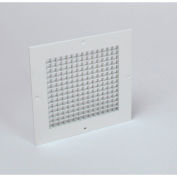 American Louver Eggcrate Return Grille, Surface Mount, 12" x 12", White,  PK5