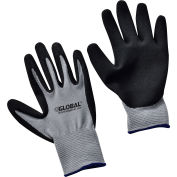 Ultra-Grip Foam Nitrile Coated Gloves, Gray/Black, X-Large - Pkg Qty 12