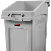 Rubbermaid Slim Jim Under-Counter Container, 23 Gallon, Gray, 2026721