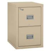 Fireking Fireproof 2 Drawer Vertical File Cabinet 2P1825-CPA, Legal-Letter, 17-3/4"x25-1/16"x27-3/4"