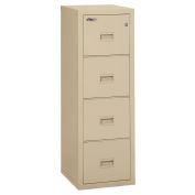 Fireking Fireproof 4 Drawer Vertical File Cabinet 4R1822-CPA, Legal-Letter, 17-3/4"x22-1/8"x52-3/4"