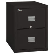 Fireking Fireproof 2 Drawer Vertical File Cabinet 2P1831-CBL, Letter, 17-3/4"x31-9/16"x27-3/4"