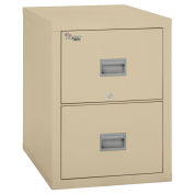 Fireking Fireproof 2 Drawer Vertical File Cabinet 2P1831-CPA, Letter, 17-3/4"x31-9/16"x27-3/4"
