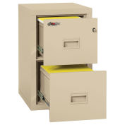 Fireking Fireproof 2 Drawer Vertical File Cabinet 2R1822-CBL, Legal-Letter, 17-3/4"x22-1/8"x27-3/4"