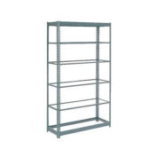 Global Industrial Heavy Duty Shelving 48"W x 12"D x 72"H With 6 Shelves, No Deck, Gray