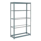 Global Industrial Heavy Duty Shelving 36"W x 18"D x 72"H With 5 Shelves, No Deck, Gray