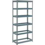 Global Industrial Extra Heavy Duty Shelving 48"W x 12"D x 72"H With 6 Shelves, No Deck, Gray