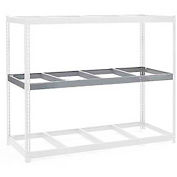 Global Industrial Additional Level For Wide Span Rack 60"Wx36"D No Deck 1200 Lb Capacity, Gray