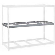 Global Industrial Additional Level For Wide Span Rack 48"Wx48"D No Deck 1200 Lb Capacity, Gray