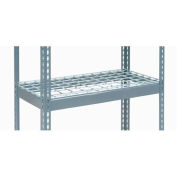 Global Industrial Additional Shelf Level Boltless Wire Deck 48"Wx12"D, 1500 lbs. Capacity, GRY