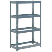 Global Industrial Extra Heavy Duty Shelving 36"W x 18"D x 72"H With 4 Shelves, No Deck, Gray