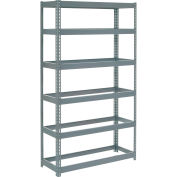 Global Industrial Extra Heavy Duty Shelving 48"W x 24"D x 60"H With 6 Shelves, No Deck, Gray