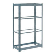 Global Industrial Heavy Duty Shelving 48"W x 24"D x 60"H With 4 Shelves, No Deck, Gray