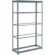Global Industrial Heavy Duty Shelving 36"W x 18"D x 84"H With 5 Shelves, No Deck, Gray