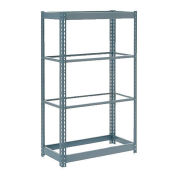 Global Industrial Heavy Duty Shelving 36"W x 18"D x 60"H With 4 Shelves, No Deck, Gray