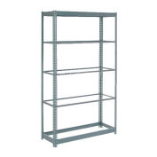 Global Industrial Heavy Duty Shelving 48"W x 12"D x 60"H With 6 Shelves, No Deck, Gray