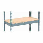Global Industrial Additional Shelf Level Boltless Wood Deck 36"W x 18"D, Gray