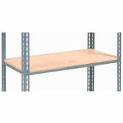 Global Industrial Additional Shelf Level Boltless Wood Deck 48"W x 24"D, Gray