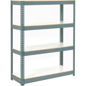 Global Industrial Extra Heavy Duty Shelving 36Wx12Dx84H 6 Shelves 1500 lbs. Cap. Per Shelf GRY