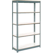 Global Industrial Extra Heavy Duty Shelving 48Wx24Dx84H 5 Shelves 1200 lbs. Cap. Per Shelf GRY