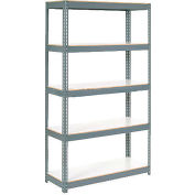 Global Industrial Extra Heavy Duty Shelving 36Wx12Dx60H 6 Shelves 1500 lbs. Cap. Per Shelf GRY