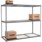 Global Industrial High Capacity Starter Rack 96x48x843 Levels Wire Deck 800lb Per Shelf GRY