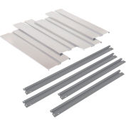 Global Industrial Additional Level For 48"W x 24"D High Capacity Rack Steel Deck, Gray