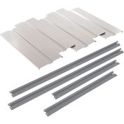 Global Industrial Additional Level For 60"W x 24"D High Capacity Rack Steel Deck, Gray