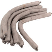 Global Industrial Universal Sorbent Tube, 3" x 48", Gray, 12/Pack