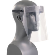 Infectious Disease Control Face Shield with Elastic Strap and Foam Cushion, 5/Pk
