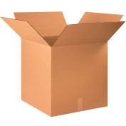 Global Industrial Cube Cardboard Corrugated Boxes, Kraft, 22"L x 22"W x 22"H