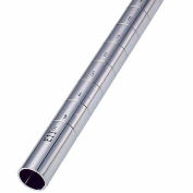Global Industrial 63"H Chrome Post, 4 Pack