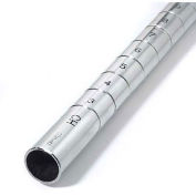 Global Industrial 80"H Chrome Post, 4 Pack