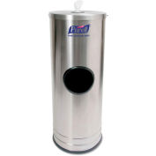 Purell Floor Standing Sanitizing Wipe Dispenser, 1500 Wipes, Stainless Steel, 9115-DS1C
