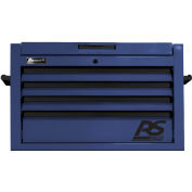 Homak BL02036040 RS Pro Series 4 Drawer Blue Tool Chest, 35-1/4"W X 23-1/2"D X 21-3/8"H